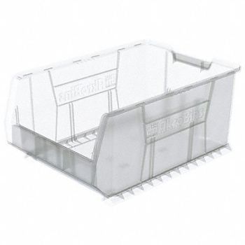 AKRO-MILS Super Size Bin Clear Plastic 11 in, 40K423