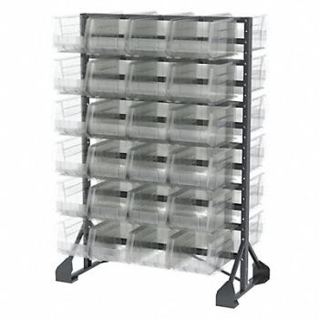 AKRO-MILS BinRailFlrRck 30inx54inx36in LdCp 41 lb, 40K462