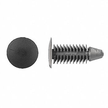 GRAINGER APPROVED Retainer Blk Nylon 13/64In 5/8In L PK50, 40K564