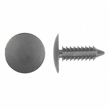GRAINGER APPROVED Retainer Blk Nylon 7/32In 3/4In L PK50, 40K565