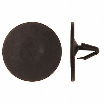 GRAINGER APPROVED Retainer Blk Nylon 6.3mm 12.5mm L PK50, 40K584