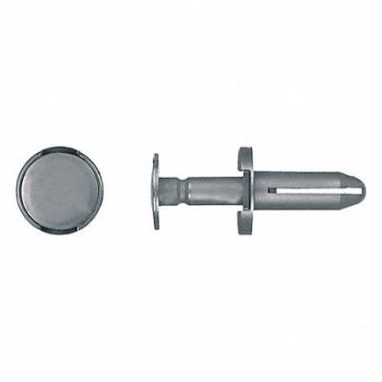 GRAINGER APPROVED Retainer Blk Nylon 8mm 23mm L PK25, 40K620