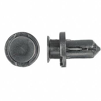 GRAINGER APPROVED Retainer Blk Nylon 10mm 15mm L PK15, 40K627