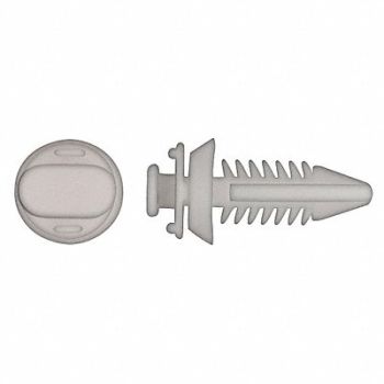 GRAINGER APPROVED Retainer Nylon 6.5mm 21mm L PK50, 40K634