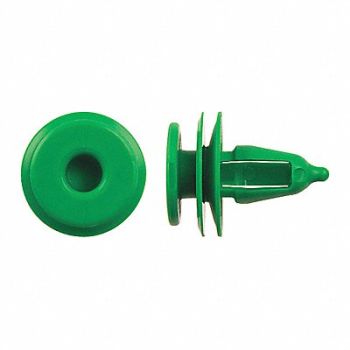 GRAINGER APPROVED Retainer Nylon 7mm 15mm L PK50, 40K639