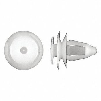 GRAINGER APPROVED Retainer Nylon 8mm 15mm L PK25, 40K644