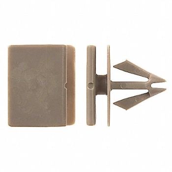 GRAINGER APPROVED Clip Moulding 7/16 In PK25, 40K656