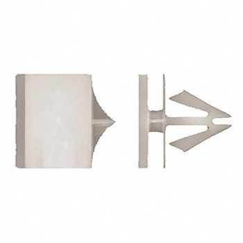 GRAINGER APPROVED Clip Moulding 7/16 In PK15, 40K657
