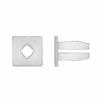 GRAINGER APPROVED Grommet 0.25 OD Nylon PK50, 40K662