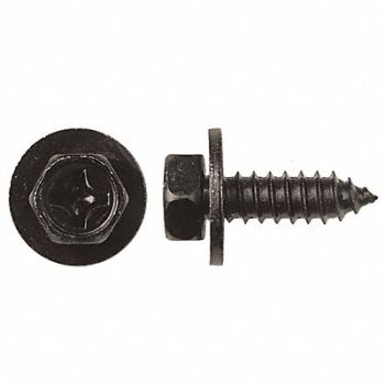 GRAINGER APPROVED Scrw Sz M6.3 10mm Phosphate 16 mm PK50, 40K744