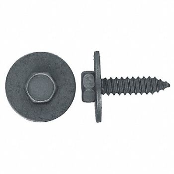 GRAINGER APPROVED Scrw Sz M6.3 10mm Phosph 25 mm PK25, 40K748