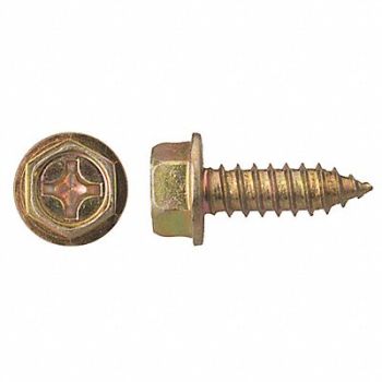 GRAINGER APPROVED Scrw Sz M6 10mm Zinc 20 mm PK50, 40K753