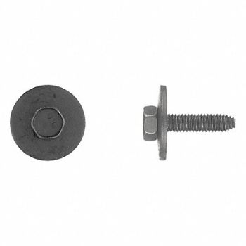 GRAINGER APPROVED Bolt M6 Hex 25mm L PK50, 40K789