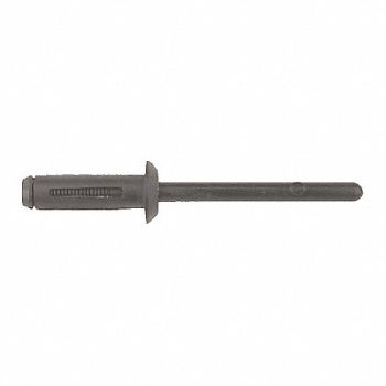 GRAINGER APPROVED Blind Rivet Dome Blk Nylon 3/16 In PK25, 40K794