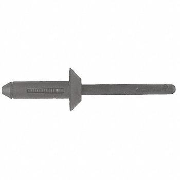GRAINGER APPROVED Blind Rivet Dome Blk Nylon 13/64 In PK25, 40K795