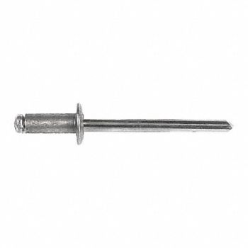 GRAINGER APPROVED Blind Rivet Dome Aluminum 3/16 In PK100, 40K809