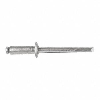 GRAINGER APPROVED Blind Rivet Dome Aluminum 3/16 In PK100, 40K810