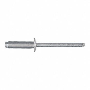 GRAINGER APPROVED Blind Rivet Dome Aluminum 3/16 In PK100, 40K811