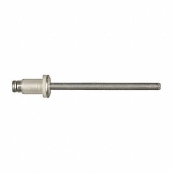 GRAINGER APPROVED Rivet Nylon Capped Aluminum 5/32 In PK10, 40K815