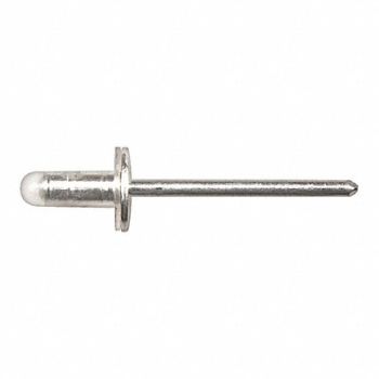 GRAINGER APPROVED Rivet Nylon Capped Aluminum 15/64In PK15, 40K817