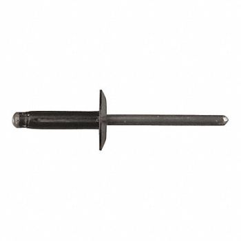 GRAINGER APPROVED Rivet Dome 3/16 in Dia 1 in L PK25, 40K827