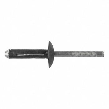 GRAINGER APPROVED Rivet Bumper Cover Aluminum 1/4 In PK15, 40K833