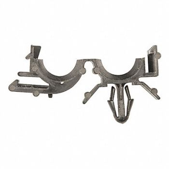 GRAINGER APPROVED Clip Wire Loom Routing 13/32 In PK25, 40K851