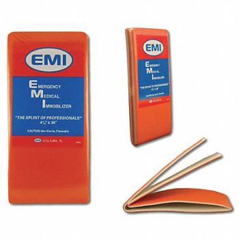 EMI Four-Fold Splint Orng Foam 36in.Lx4in.W, 40KC46
