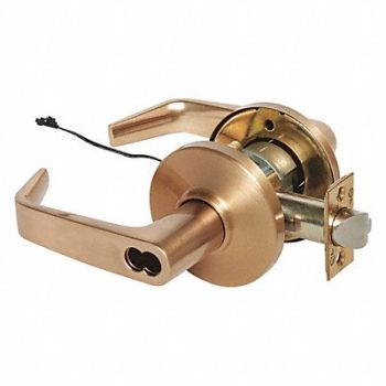 STANLEY SECURITY SOLUTIONS Lever Lockset Mechanical Storeroom Grd.1, 40KD67