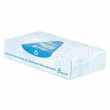 ABILITY ONE Facial Tissue 100 White, 40KH97
