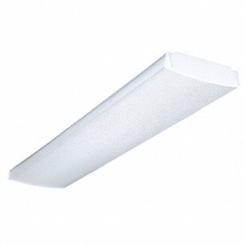 LITHONIA LIGHTING Low Profile Wraparound Fixture 4 ft L, 40L066
