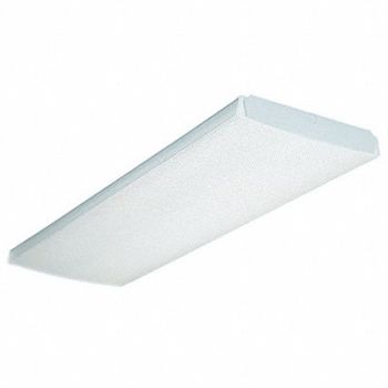 LITHONIA LIGHTING Low Profile Wraparound Fixture 4 ft L, 40L067