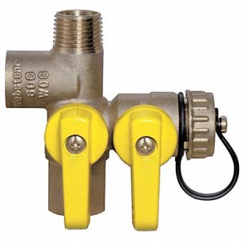 WEBSTONE Expansion Tank Valve 1/2 in Brass, 40L222