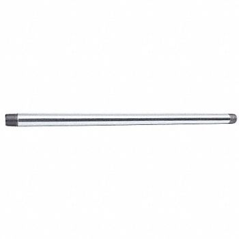 GRAINGER APPROVED Pipe 1-1/2 10 ft Galv Steel, 5E560