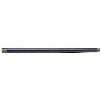 GRAINGER APPROVED Black Pipe Threaded 4x10 ft., 40L310