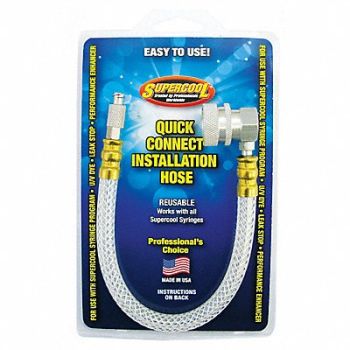 SUPERCOOL Syringe Installation Hose 9 In., 40L408