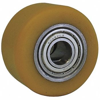 GRAINGER APPROVED PUR Tread on Steel Core Wheel, 40L519