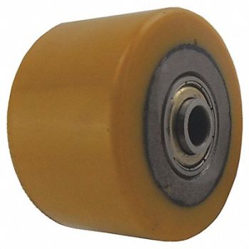 GRAINGER APPROVED PUR Tread on Steel Core Wheel, 40L516