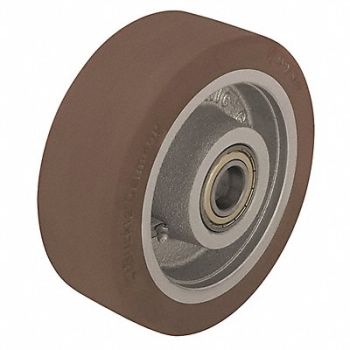 GRAINGER APPROVED PUR Tread on Iron Core Wheel, 40L524