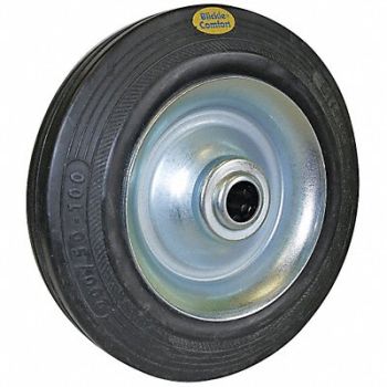 GRAINGER APPROVED RBBR Tread on Steel Core Wheel, 40L537