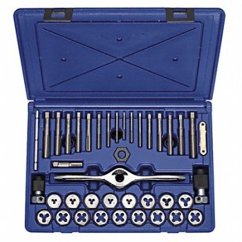 IRWIN HANSON Tap/Die Set 40pc Metric, 40L829