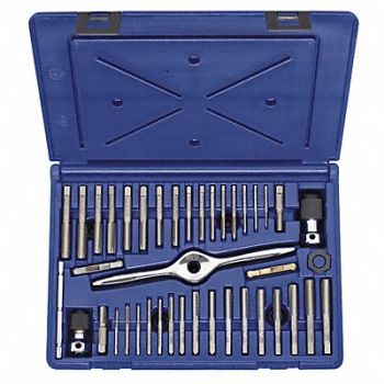 IRWIN HANSON Tap Set 41pc NC NF Metric NPT BSP, 40L831