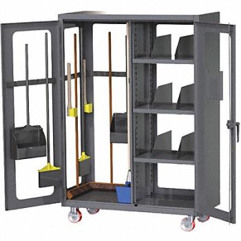 GREENE MANUFACTURING INC. Strg Cab 78 x54 x24 Charcoal 3Shlv, 40LE94