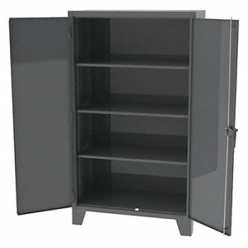 GREENE MANUFACTURING INC. Strg Cab 72 x36 x24 Charcoal 4Shlv, 40LE99