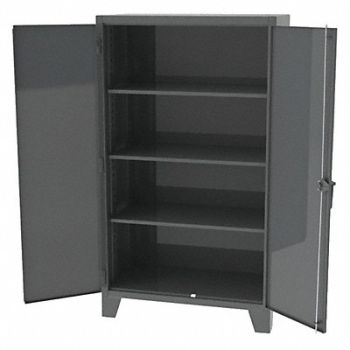 GREENE MANUFACTURING INC. Strg Cab 84 x48 x24 Charcoal 4Shlv, 40LF01