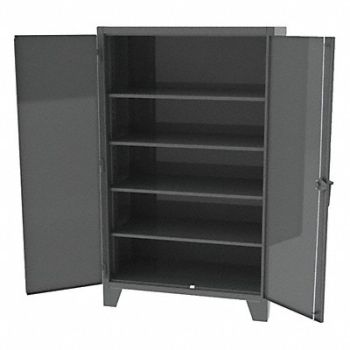 GREENE MANUFACTURING INC. Strg Cab 84 x60 x24 Charcoal 4Shlv, 40LF02