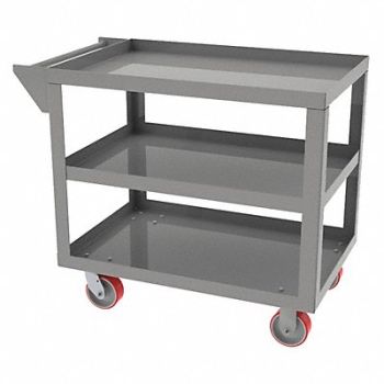 GRAINGER APPROVED Utility Cart 1 500 lb Steel, 40LF03
