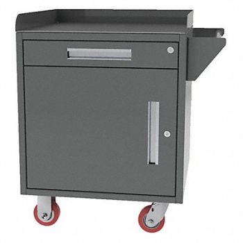 GREENE MANUFACTURING INC. Mobile Cabinet Bench Steel 30 W 24 D, 40LF15