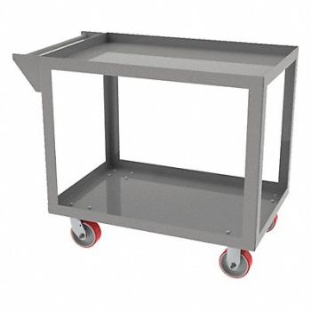 GRAINGER APPROVED Utility Cart 1 500 lb Steel, 40LF23