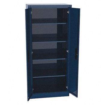 GREENE MANUFACTURING INC. Strg Cab 72 x36 x24 Charcoal 4Shlv, 40LF24